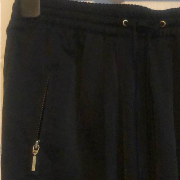 Black Silky Trousers/Joggers - Picture 3 of 4